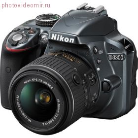 Зеркальный фотоаппарат Nikon D3300 18-55 VR Kit