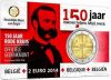 150 лет Обществу Красного Креста 2 евро Бельгия 2014 BU