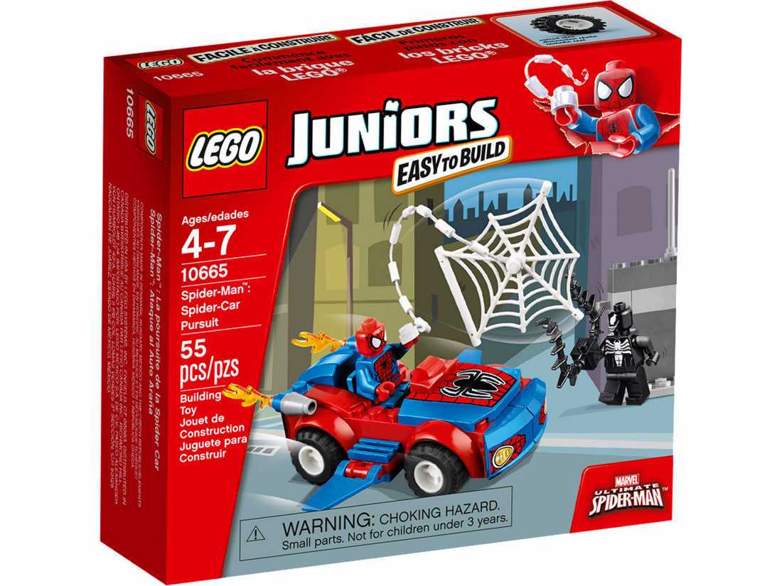10665 Человек паук: Преследование на Спайдер-автомобиле Конструктор ЛЕГО Супергерои