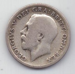 6 пенсов 1921 г. Великобритания