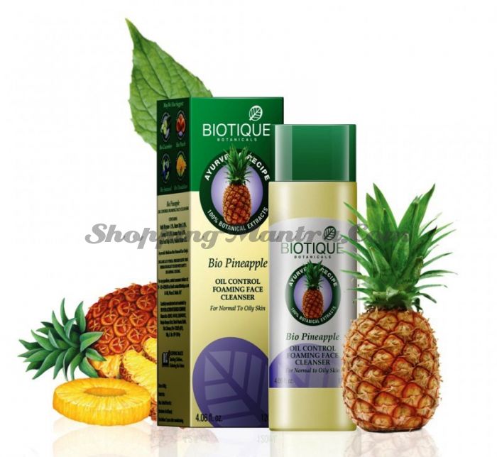 Гель для умывания для жирной кожи Ананас Биотик | Biotique Bio Pineapple Face Cleanser