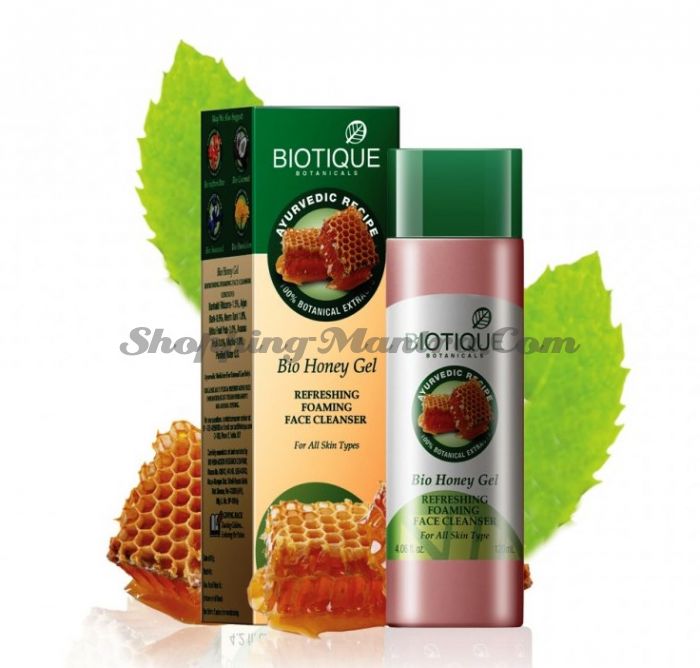 Пенка для умывания Биотик Мед | Biotique Refreshing Foaming Face Cleanser Honey Gel