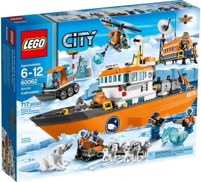 60062 Арктический ледокол. Конструктор ЛЕГО Город Lego City