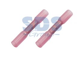 СОЕДИНИТЕЛЬНАЯ ГИЛЬЗА изолированная термоусаживаемая (СГИ-т L-37мм) 0.5-1мм² (KY-1) красный REXANT