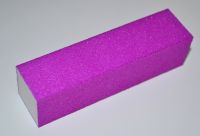 Бафик - блок для шлифовки ногтей фиолетовый