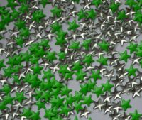 Украшение для ногтей - звезды (50 штук в пакетике) Цвет: зеленые