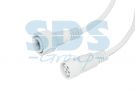 Соединительный кабель (5pin) герметичный (IP67) 5х0.5мм² 300V 0.35м белый REXANT