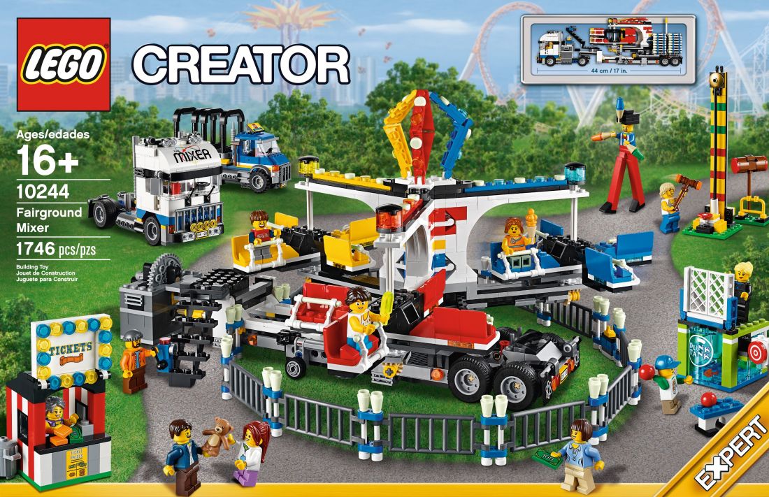 10244 Карусель парка аттракционов.  Конструктор ЛЕГО Город Lego City