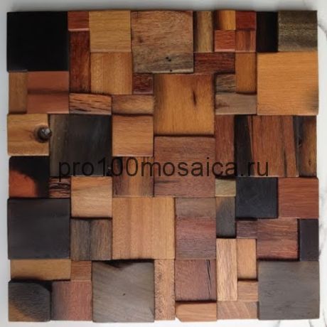 MCM001 Бесшовная деревянная мозаика серия WOOD, 300*300*13 мм
