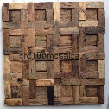 MCM031 Бесшовная деревянная мозаика серия WOOD, 300*300*17 мм