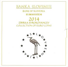 Официальный годовой набор евро Словения 2014 BU