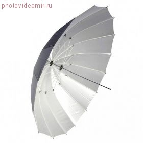 Cтудия Fujimi FJFG-40BS Зонт параболический серебристый на отражение. Цвет: чёрный/серебро. 101 см