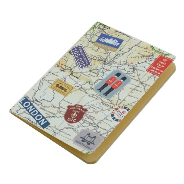 Тетрадь-скетчбук "London Stamp Map"