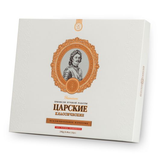 Конфеты шоколадные Трюфели Golden Candies Царские Классические - 240 г (Россия)