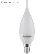 Лампы светодиодные Е14 LED - Свеча на ветру SMD 6W 3300K тёплый