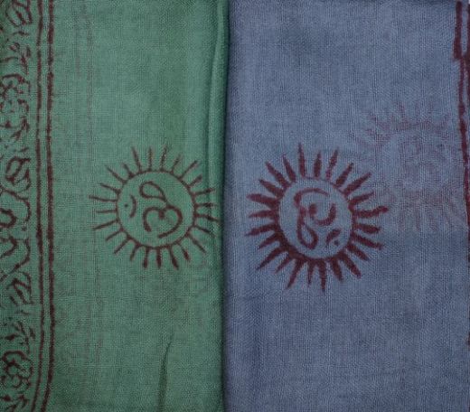 Индийская ткань марлевка хлопок, купить шарфы из Индии