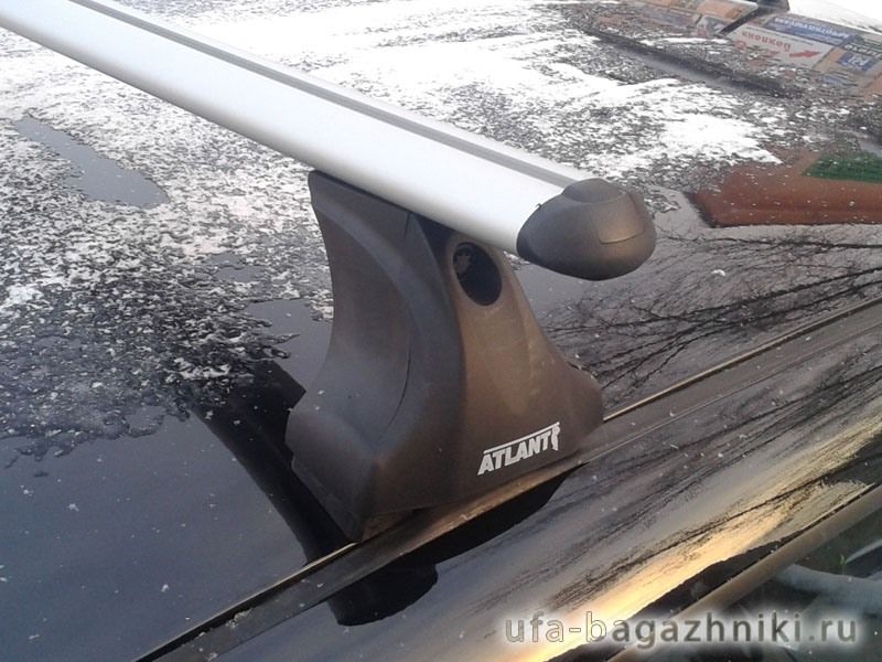Багажник на крышу Lada Granta sedan / liftback, Атлант, аэродинамические дуги, опора Е