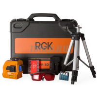 Лазерный построитель плоскостей  RGK PR-3D - купить в интернет-магазине www.toolb.ru цена и обзор