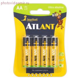 Алкалиновая батарейка SmartTrack Atlant AA, 4 шт.