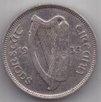 6 пенсов 1935 г. Ирландия (Великобритания)