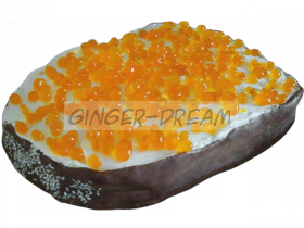 Забавный бисквитный торт-шутка «Гигантский бутерброд»