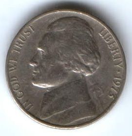 5 центов 1973 г. США