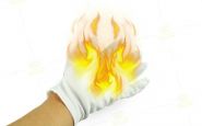 Fire Gloves Огненные перчатки (белые или чёрные - на выбор!)