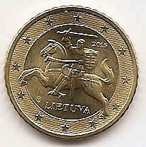 50 евроцентов Литва 2015