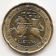 20 евроцентов Литва 2014