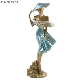 Скульптура Империя Богачо Девушка на ветру (22033 Б)