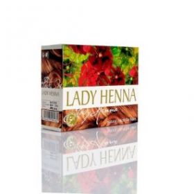 Светло-коричневая Краска для волос на основе хны Леди Хенна (LADY HENNA) 6 пак по 10г