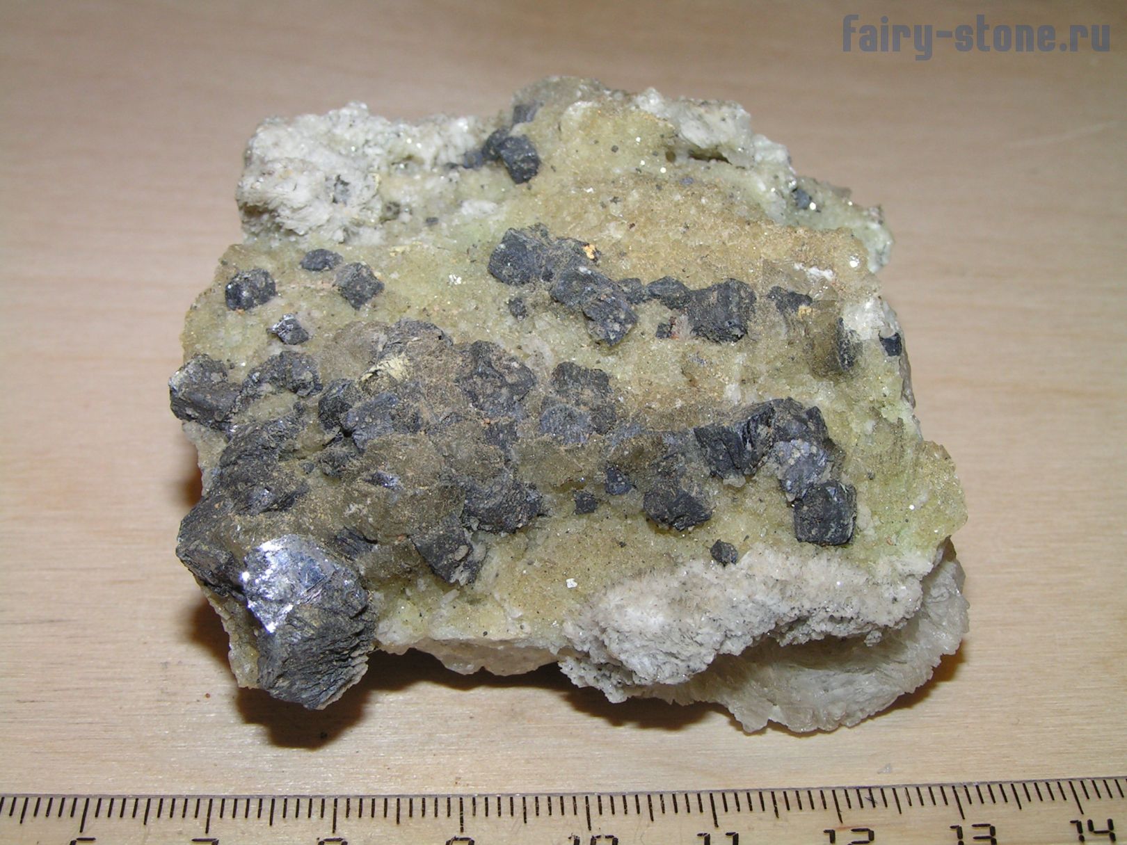 Цепочка производства свинца из минерала галенита
