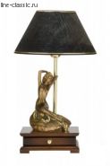 Наст.лампа с бюро. Империя Богачо (СБ-62) "Девушка на камне" (32070/1) Абажур "Валери"
