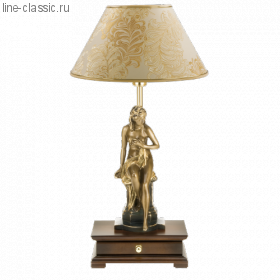 Наст.лампа с бюро . Империя Богачо (СБ-29) "Купальщица" (32058/1) Абажур "Валери"