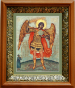 Икона Михаил архангел, попирающий дьявола