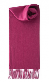 шарф 100% шерсть ягнёнка , классический  цвет Фуксия Fuchsia ,плотность 6