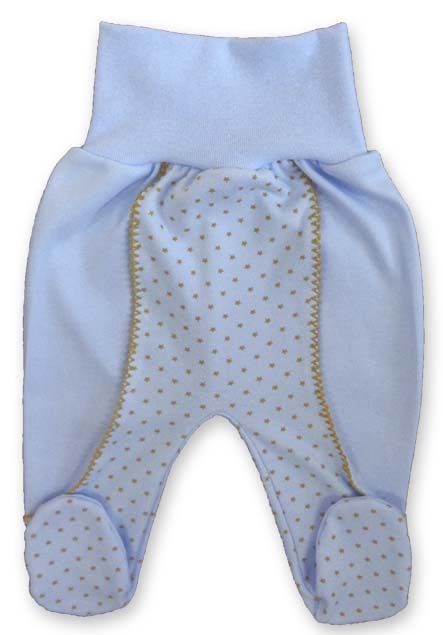 Голубые ползунки для новорожденного