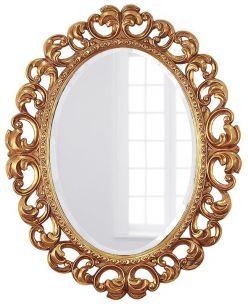 Овальное зеркало в раме Daisy Gold