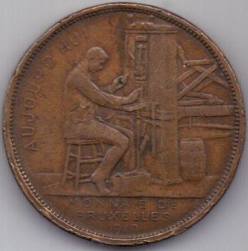 медаль 1910 г. Бельгия