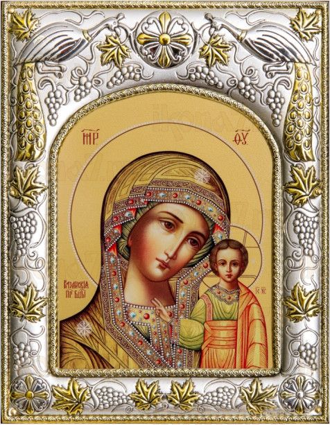 Венчальная пара 3. Казанская икона БМ (14х18)