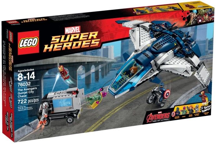 76032 Супер Герои: Погоня на Квинджете Мстителей Конструктор ЛЕГО Супергерои