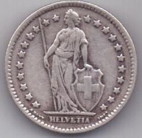 1 франк 1928 г. Швейцария