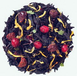 Ягодная поляна - черный цейлонский чай с натуральными природными ароматизаторами.
