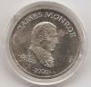 Джеймс Монро,пятый президент США(1817-1825) 5 долларов Либерия 2000