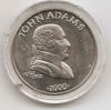 Джон Адамс ,второй президент США(1797-1801) 5 долларов Либерия 2000