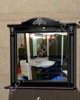 Зеркало с подсветкой для ванной комнаты "Руссильон PROVENCE-100 черное дерево"