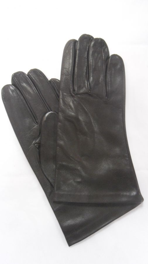Перчатки демисезонные кожаные мужские HRAD 9135 (silk) mocca