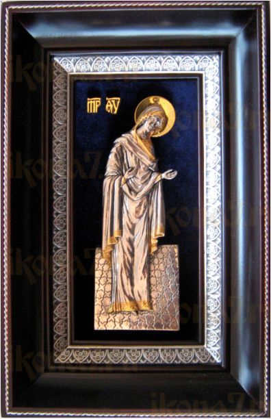 Мария, Богородица (18х29), серебро