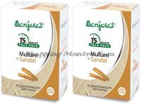 Маска для лица лечебная глина&сандал Банджарас (Banjara’s Multani&Sandal Face Pack)
