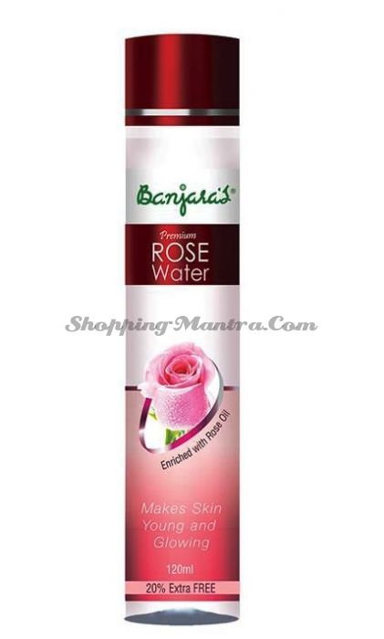 Розовая водя тоник для лица Банджарас / Banjara’s Rose Water